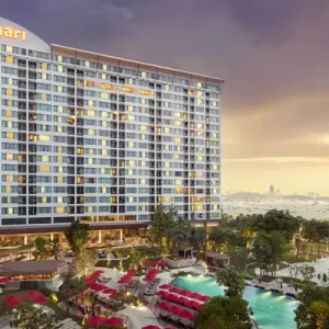Stunning view of Amari Pattaya, a luxurious beachfront hotel offering world-class amenities and breathtaking ocean views.