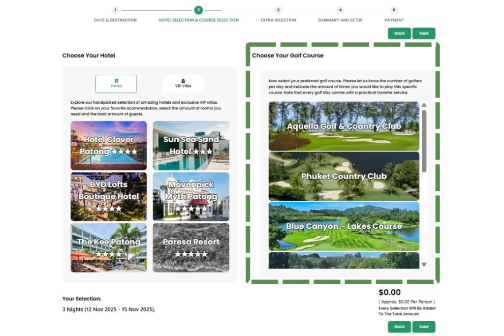 How to book your golf holiday choose your Golf Courses