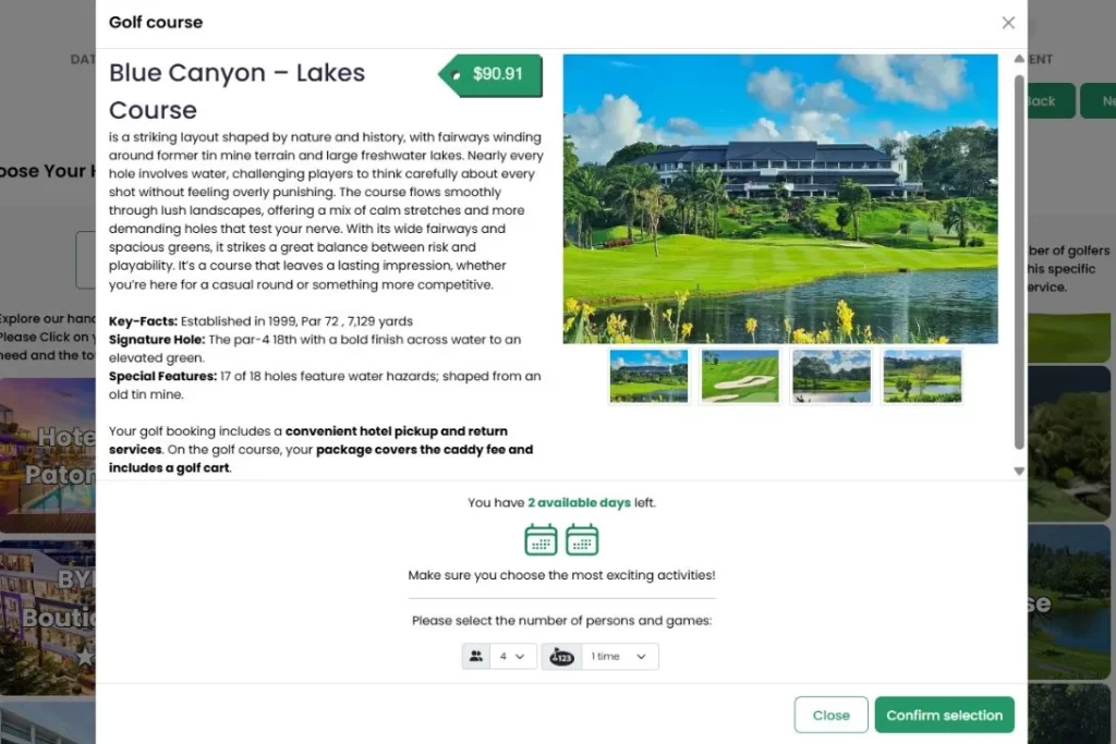 How to book your golf holiday choose your Golf Courses 2
