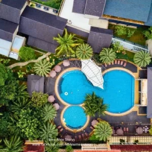 R-Mar Resort and Spa Pool View from the top with great natural elements