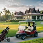 Golfwagen oder zu Fuß über den Golfplatz in Thailand: Was Sie wählen sollten und warum