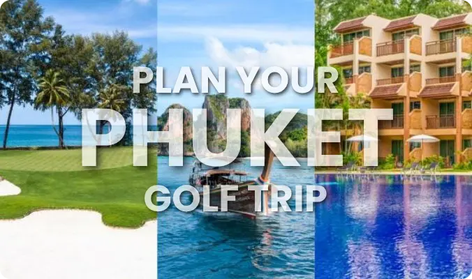 Phuket golf destination map