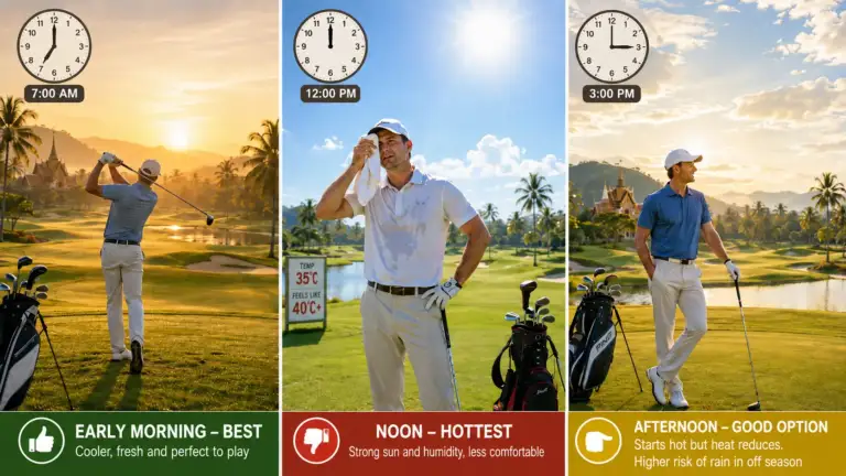 Best Time of Day to Play Golf in Thailand: Morning vs Afternoon