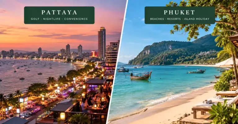 Golf in Phuket oder Pattaya: Welches Reiseziel passt zu Ihnen?