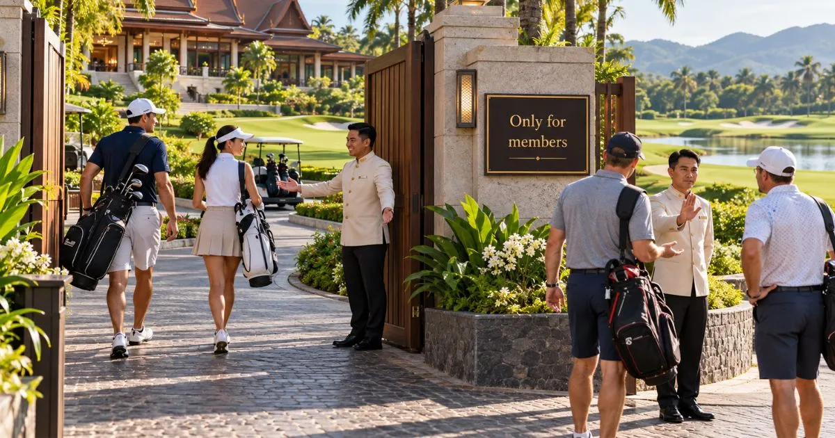 Kan turister spille på private golfklubber i Thailand? Slik fungerer gjestetilgang